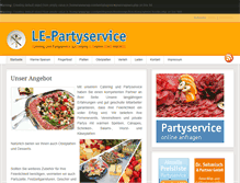 Tablet Screenshot of le-partyservice.de